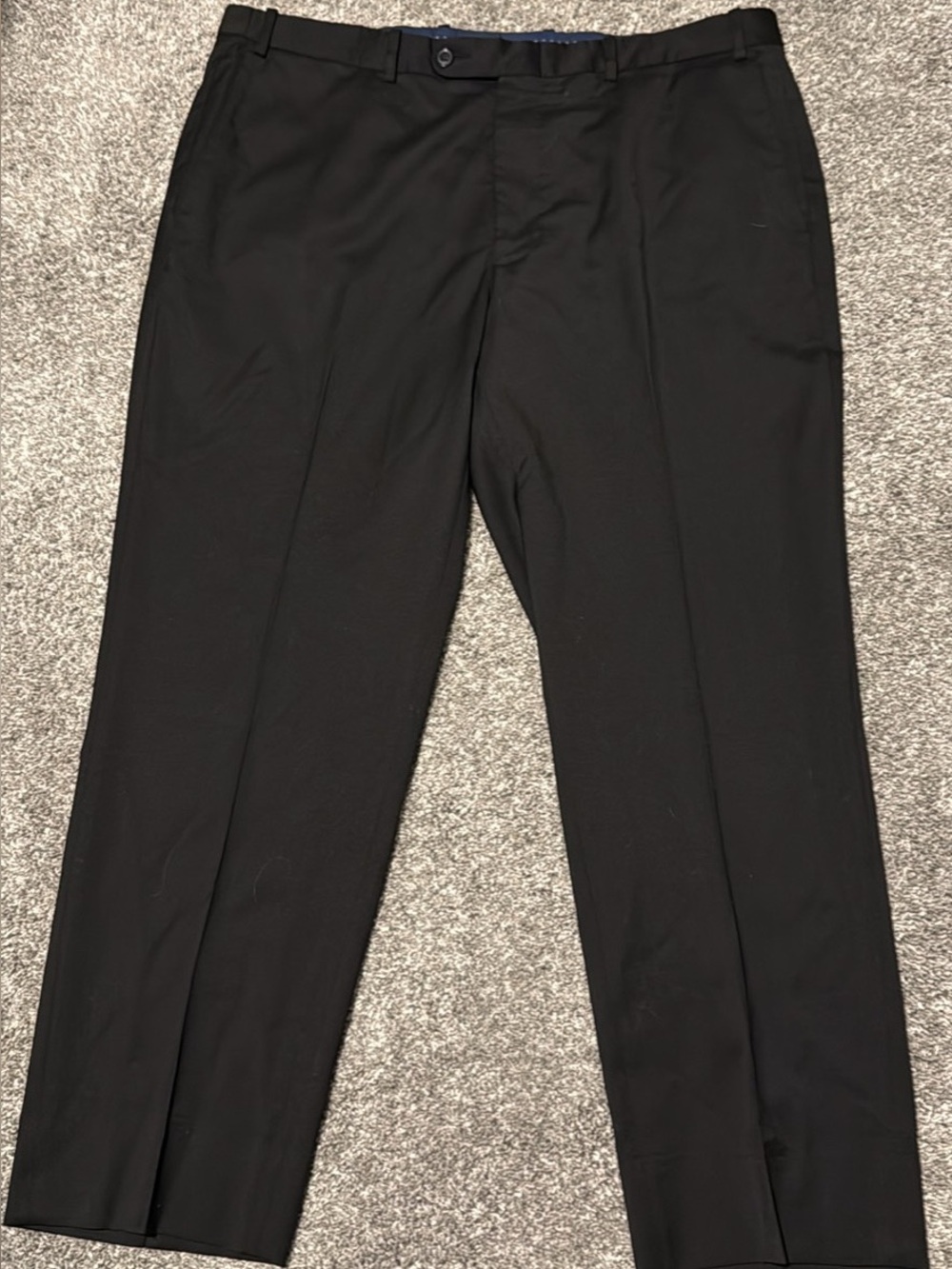 Peter Millar Men's Black Dress Pants - Classic Straight Fit 38